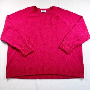 Old Navy Sweater Crew Neck Pullover Womens Pink 2X NWOT Soft Cozy Layer